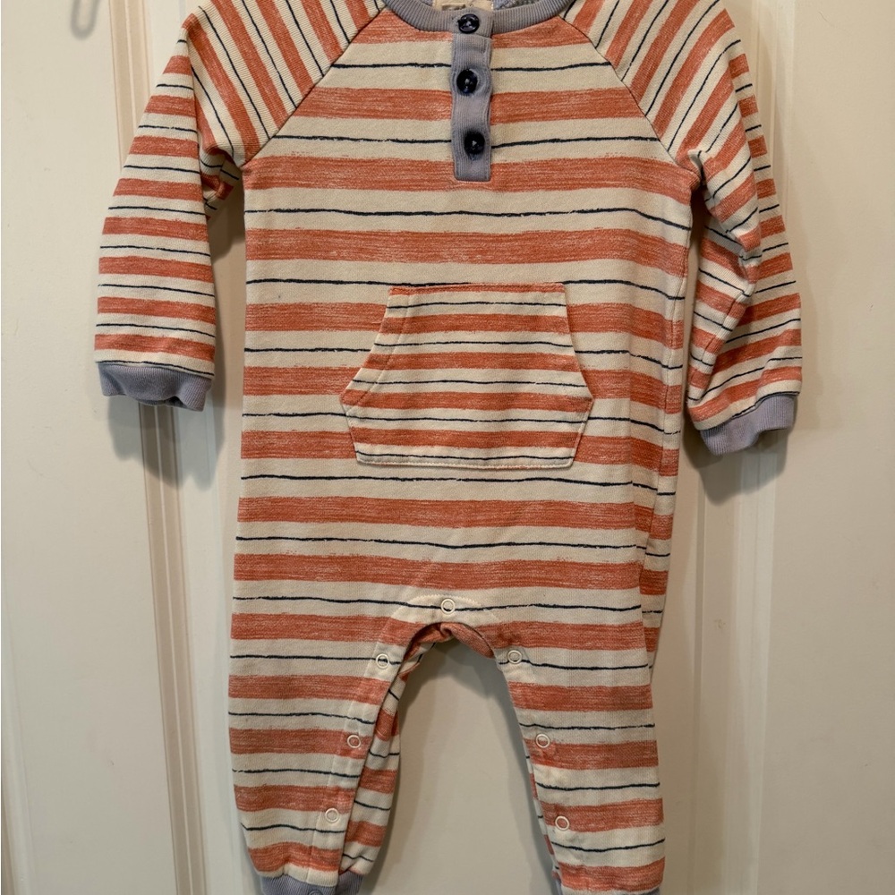 Peek Multicolor Striped Kids One Piece — 040926